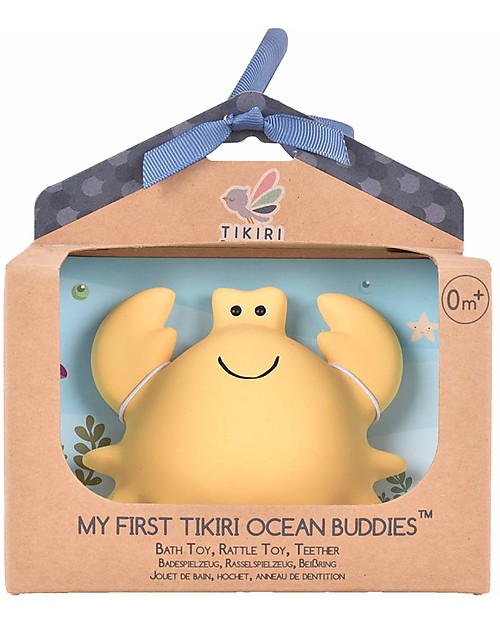 tikiri-3-in-1-sonaglio-granchio-massaggiagengive-gioco-da-bagno-ocean-buddies-confezione-regalo-100-caucciù-naturale-sonagli_66265