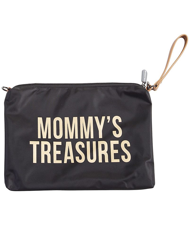childhome-mommy-treasures-pochette-donna-33x23-cm-nero-ed-oro-trousse-e-pochette_78976_zoom